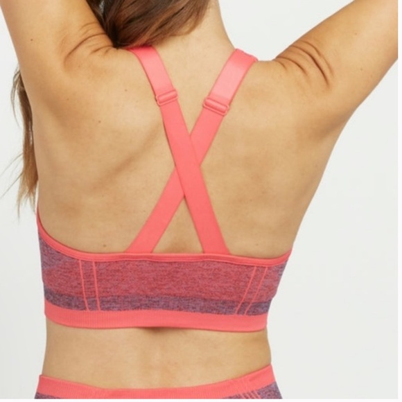 NWT SPANX • Seamless Sculpt Bra in Coral Punch - Picture 2 of 7